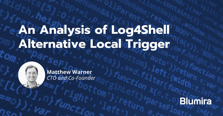 Log4Shell Alternative Local Trigger Analysis