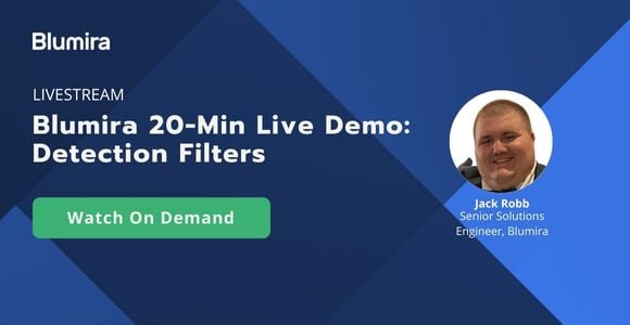 Blumira 20-Min Demo: Detection Filters