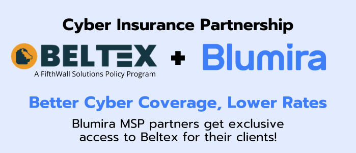 Blumira and Beltex Partner on Cyber Insurance Offerings for MSPs