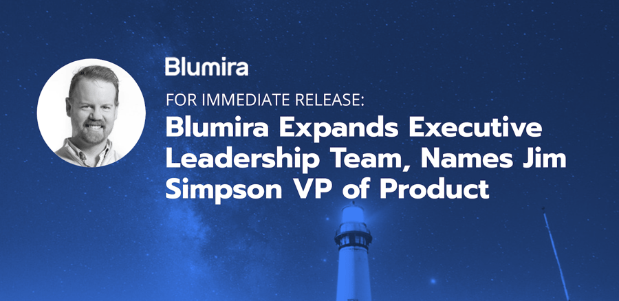 Blumira Expands Executive Leadership Team, Names Jim Simpson VP of Product